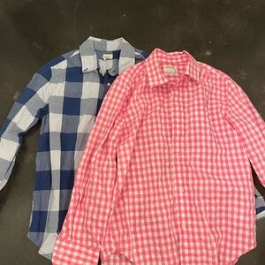Jcrew size 10 lot of two dress shirts